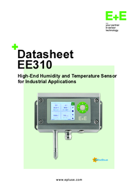 Thumbnail of document Data Sheet - EE310 Humidity / Temperature Transmitter